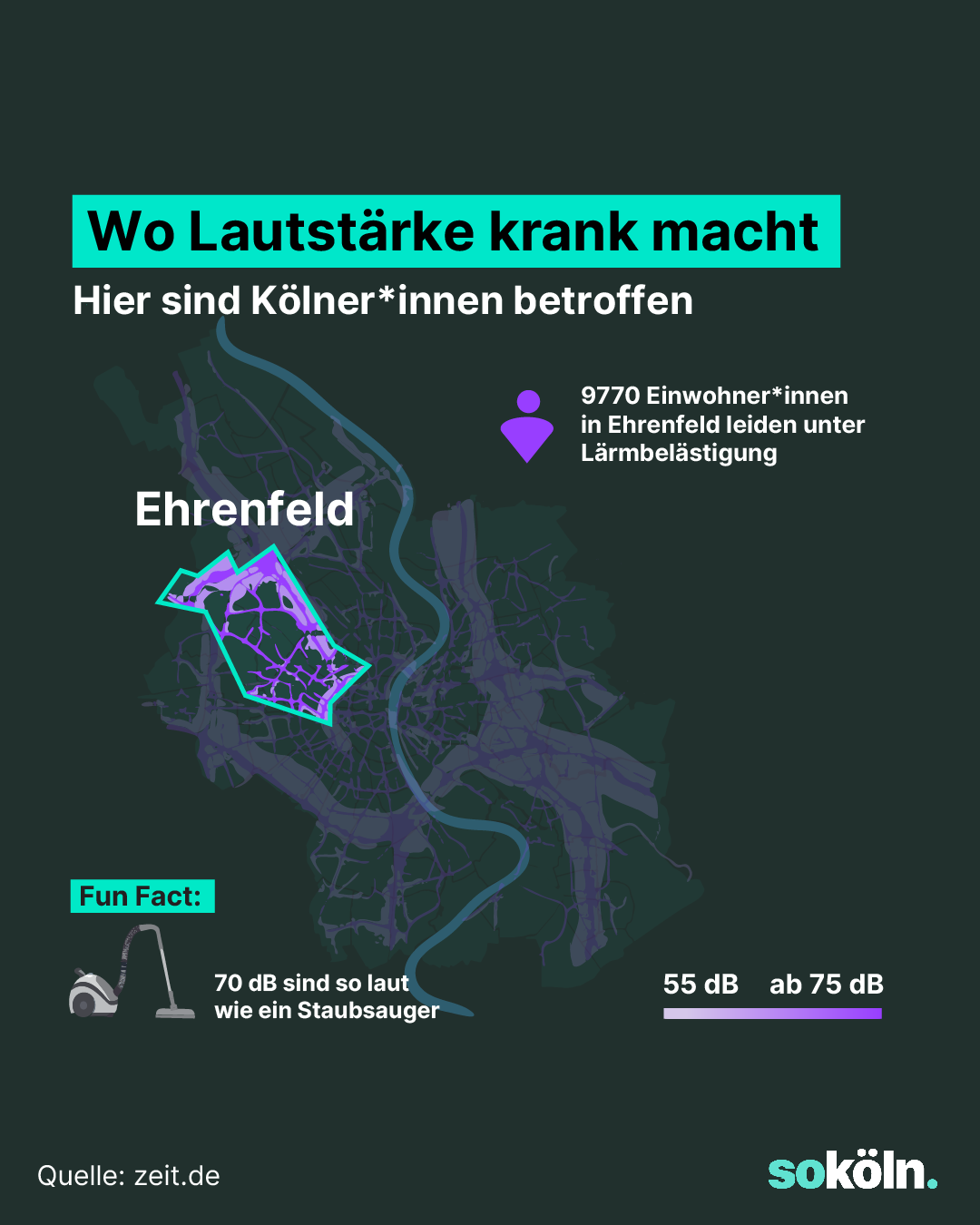 Infografik: Lärm in Ehrenfeld