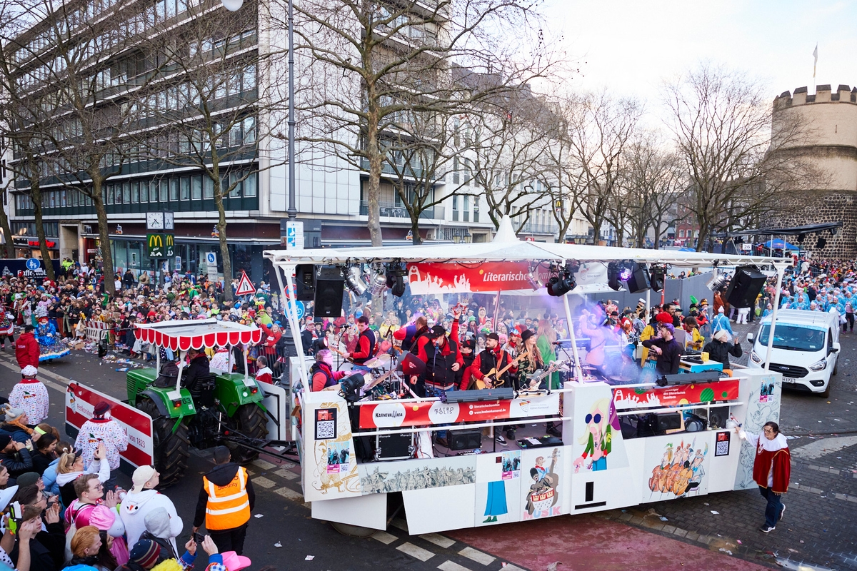 Musikwagen Kölner Rosenmontagszug