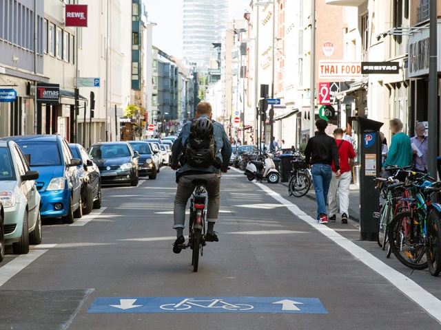 Fahrradweg Wall