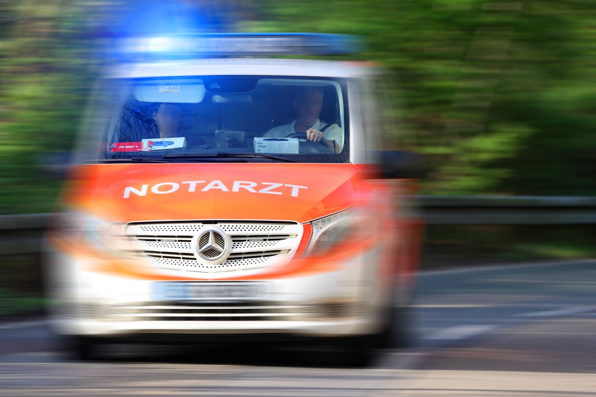 Unfall - Krankenwageneinsatz