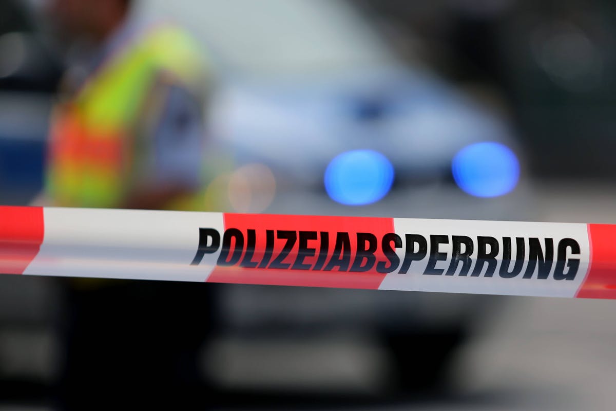 Polizeiabsperrung 