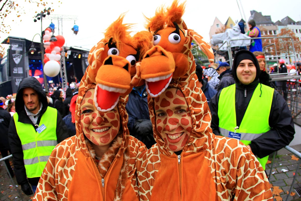 Kostüm Karneval Giraffe