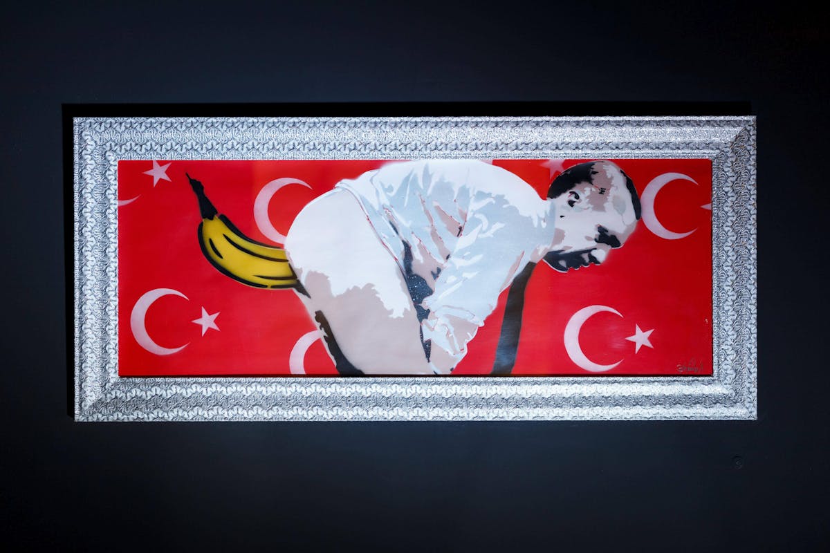 "Türkische Diktator" von Thomas Baumgärtel Erdogan
