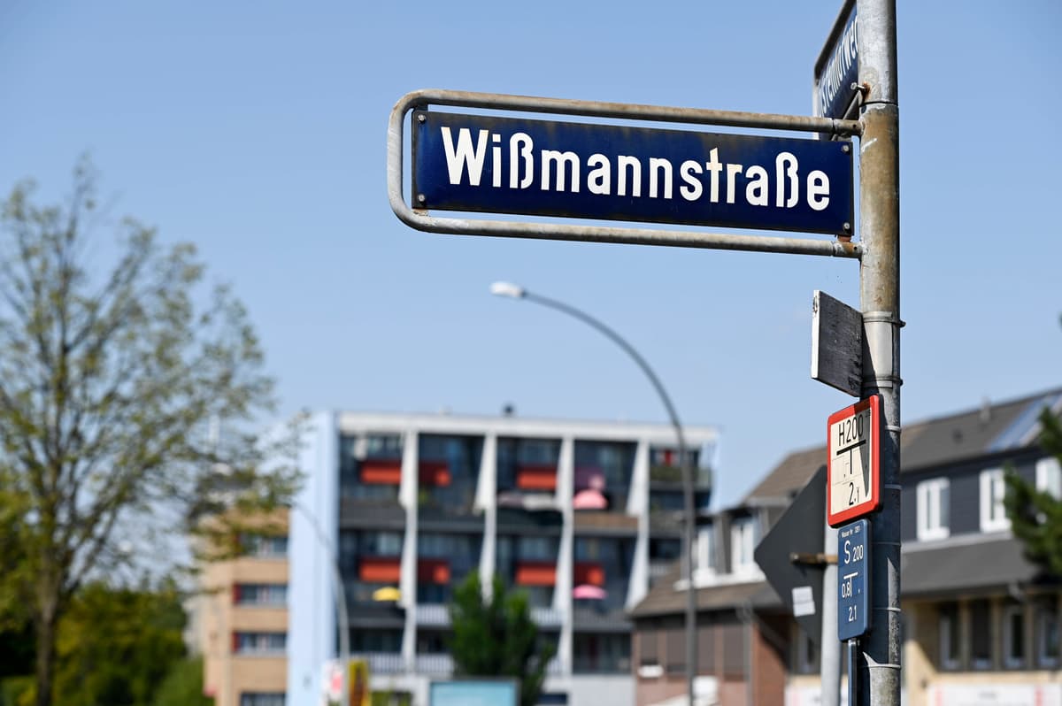 Umstrittener Straßenname: Die Wißmannstraße in Hamburg