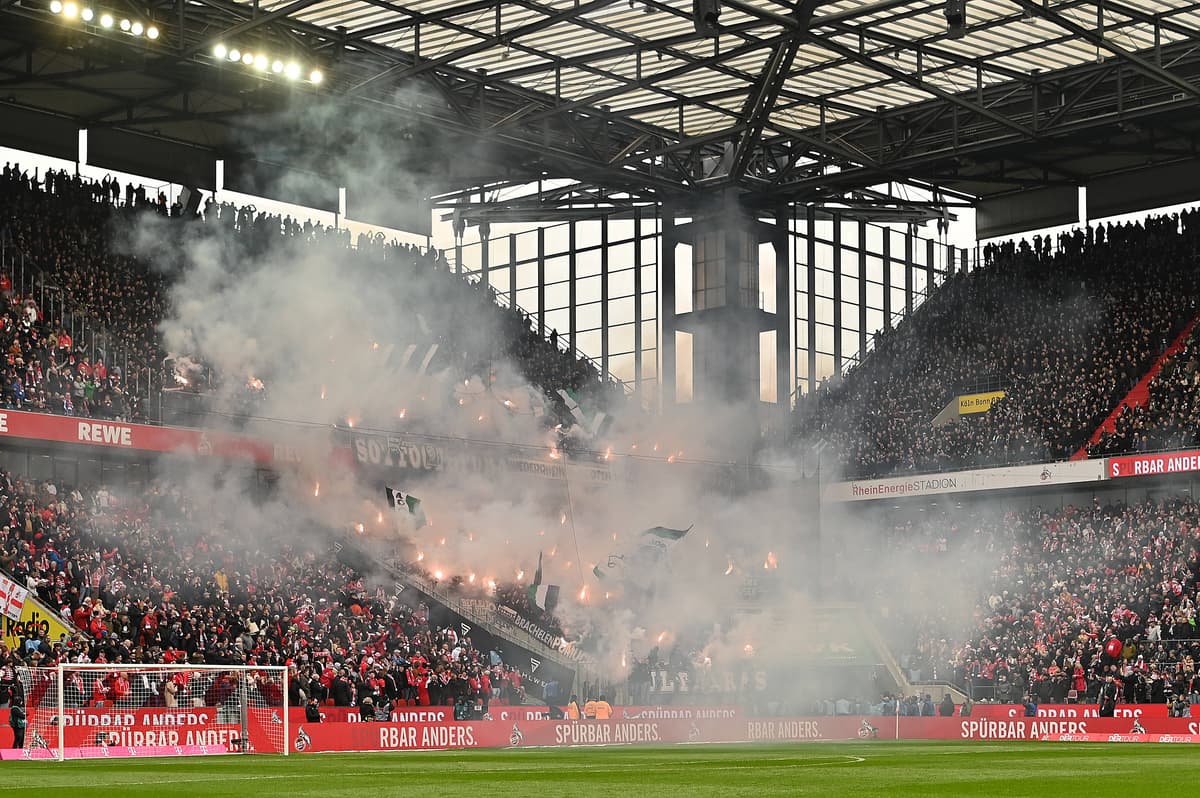 Rheinenergiestadion gegen Gladbach