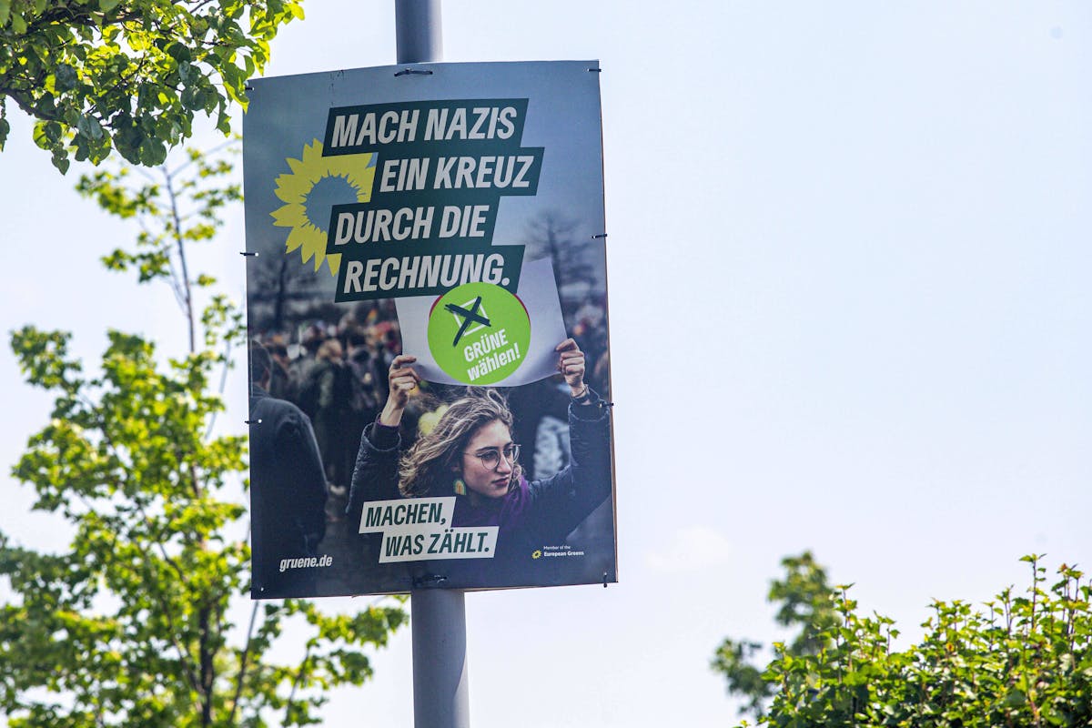 Europawahl 2024 Plakat Grüne