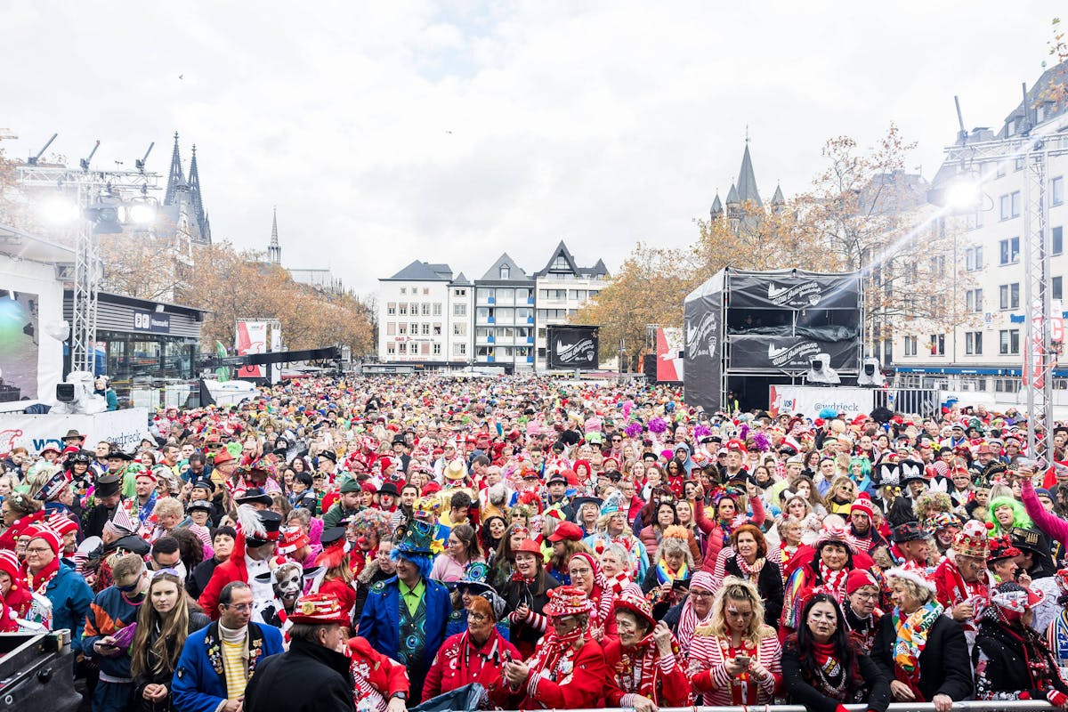 Der Heumarkt am 11.11.2023