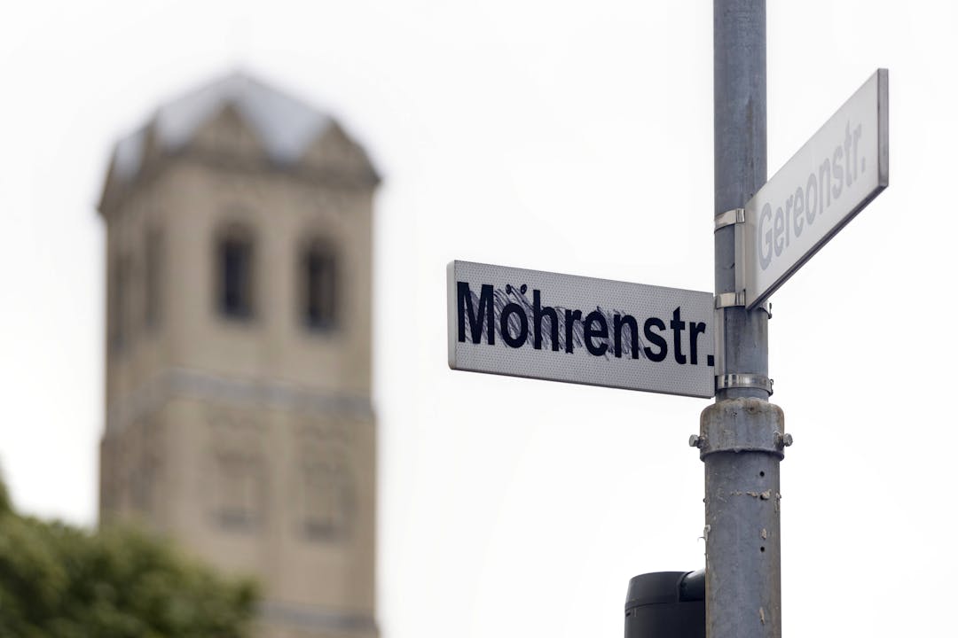Straßenschild der Mohrenstraße