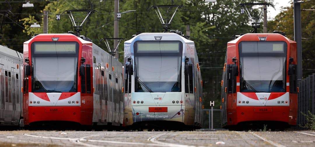 Neue KVB Linie im Kölner Süden.