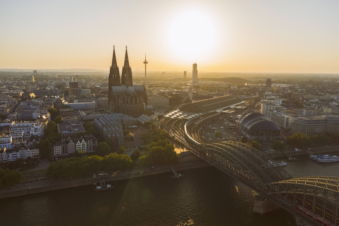 Köln Stadtpanorama von oben