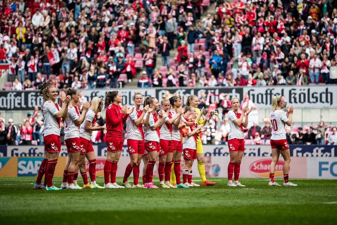 Frauen des 1. FC Köln gegen Eintracht Frankfurt bricht die Zuschauermarke.