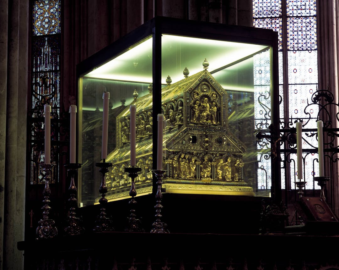 Dreikönigenschrein aus dem Domschatz des Kölner Doms