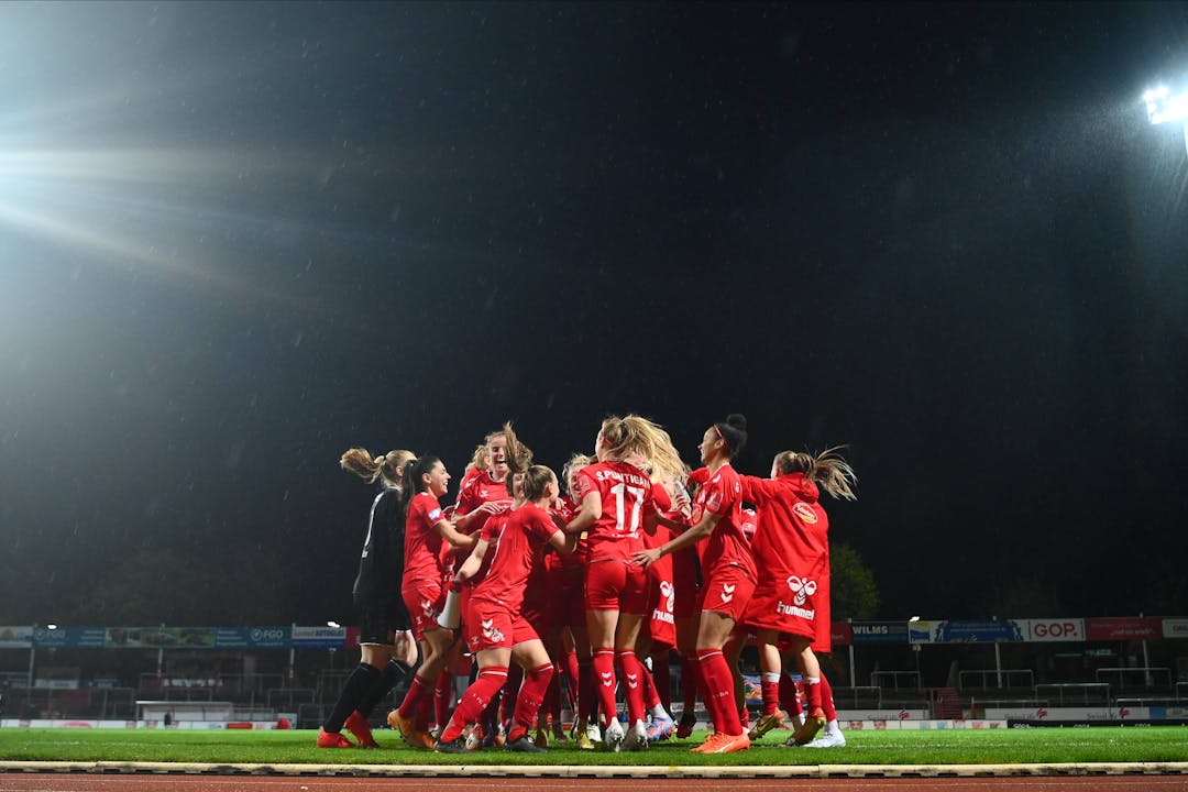 FC-Frauen nach Duisburg Spiel